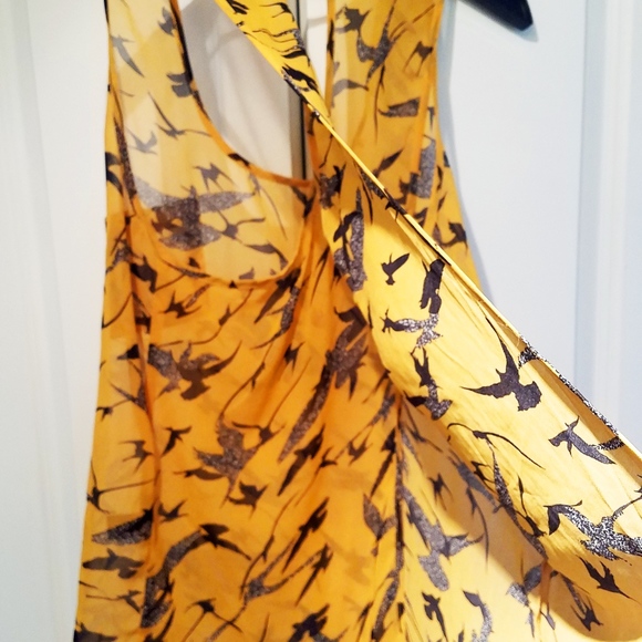 Poetry ~ Yellow and Black ~ Open Back ~ Size Large - Picture 3 of 4